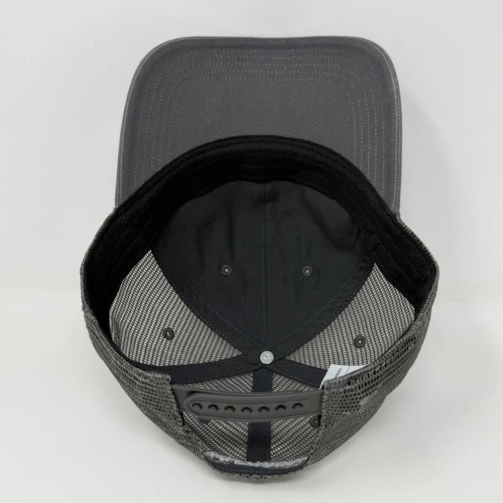 Carhartt Buffalo Mesh-Back Trucker Hat Shadow Grey AH0286‎ Adjustable Snapback